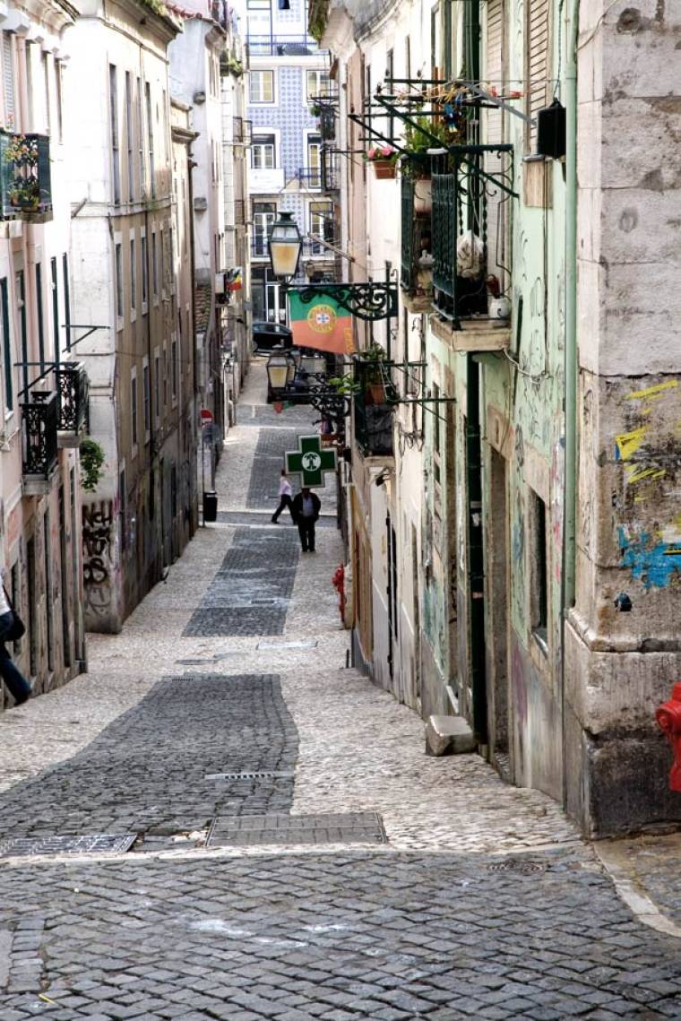 Bairro Alto Street - Lisbon | Portugal Travel Guide Photos